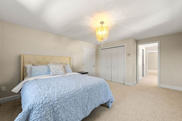 Bedroom, Chandelier, Interior