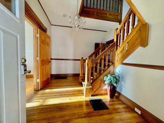 Chandelier, Interior, Wood Texture Flooring