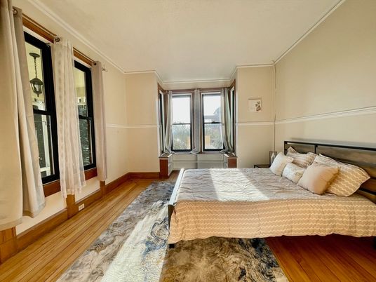 Bedroom, Interior, Wood Texture Flooring