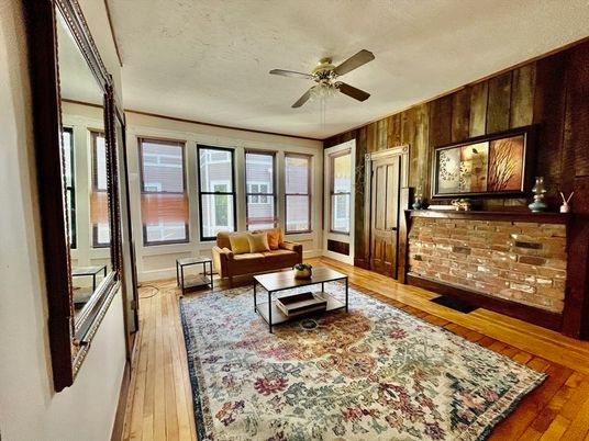 Interior, Living room, Wood Texture Flooring, Wooden Walls