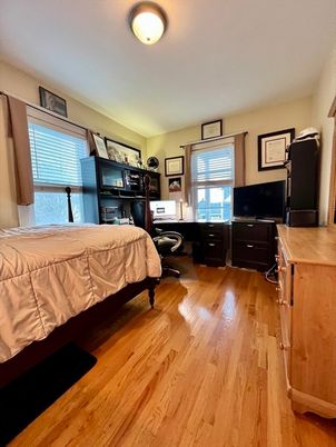 Bedroom, Home Office, Interior, Wood Texture Flooring
