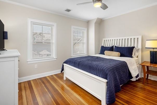 Bedroom, Interior, Wood Texture Flooring