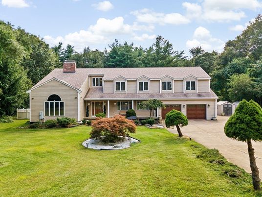 Attached, Backyard, Exterior, Facade, Cape Cod