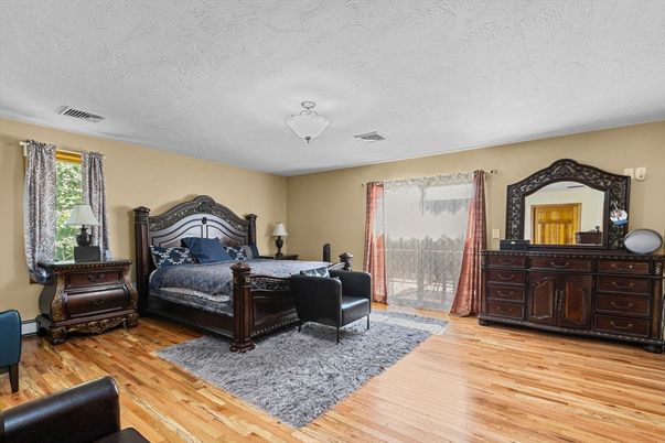 Bedroom, Interior, Wood Texture Flooring