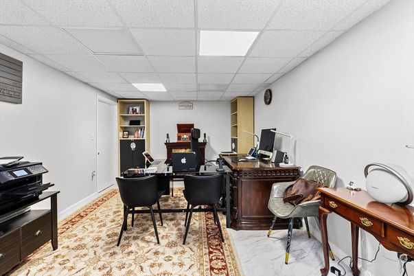 Home Office, Interior, Recessed Lighting