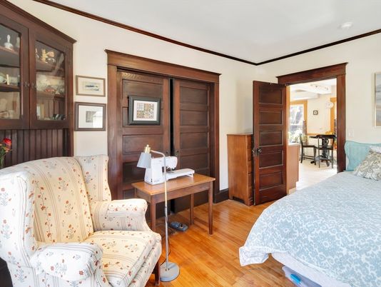 Bedroom, Home Office, Interior, Wood Texture Flooring