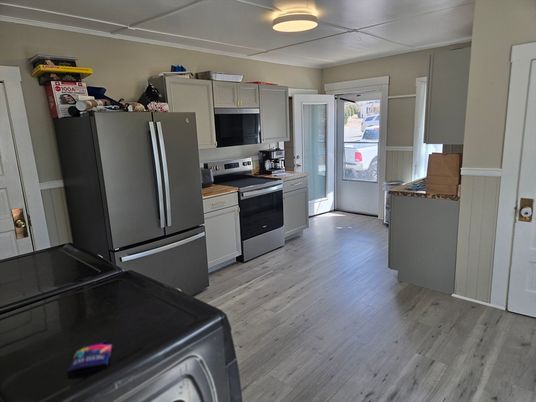 Interior, Kitchen, Wood Texture Flooring