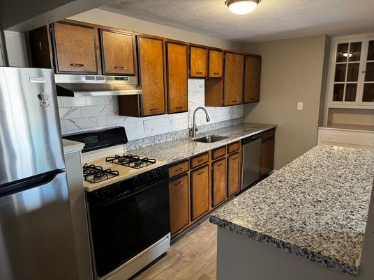 Interior, Kitchen, Wood Texture Flooring