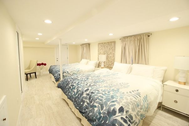 Bedroom, Interior, Recessed Lighting
