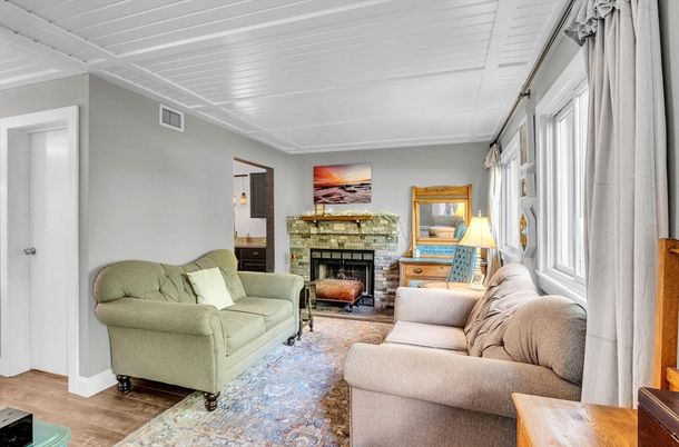 Fireplace, Interior, Living room, Wood Texture Flooring