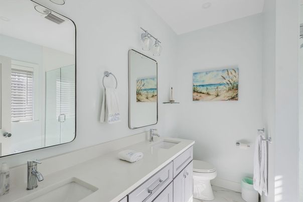 Bathroom, Dual Sink Vanities, Interior, Marble