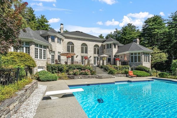 Exterior, Facade, Brick Facade, Pool, French Provincial