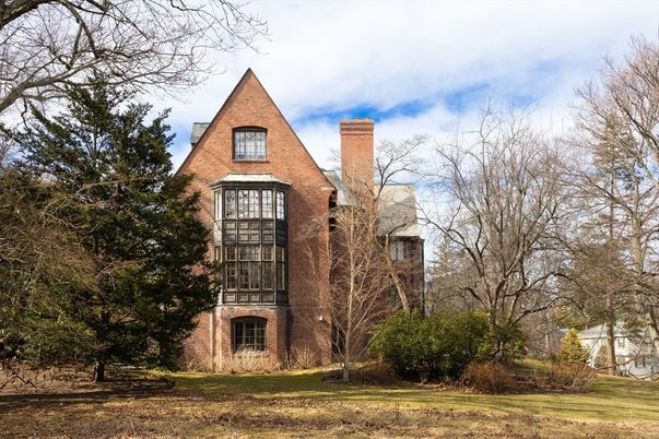 Backyard, Exterior, Facade, Brick Facade, Tudor Revival
