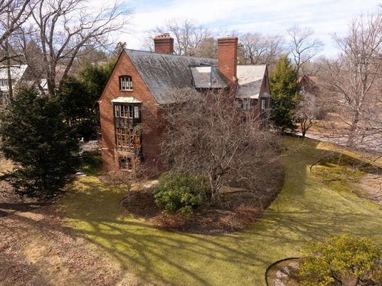 Exterior, Facade, Brick Facade, Tudor Revival