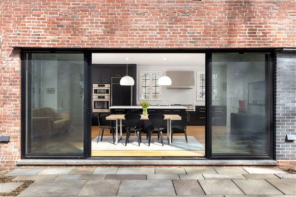 Dining room, Exterior, Kitchen, Pendant Lights, Stainless Steel Appliances