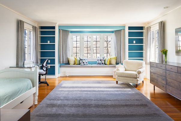Home Office, Interior, Wood Texture Flooring