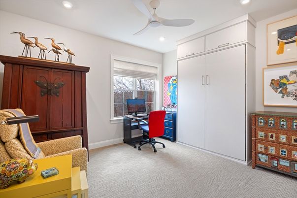 Home Office, Interior, Recessed Lighting