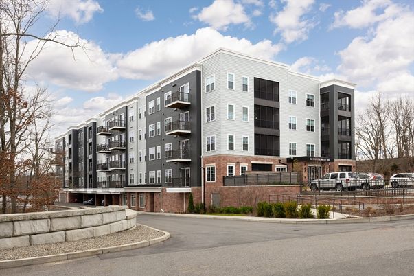 Exterior, Facade, Condo Building