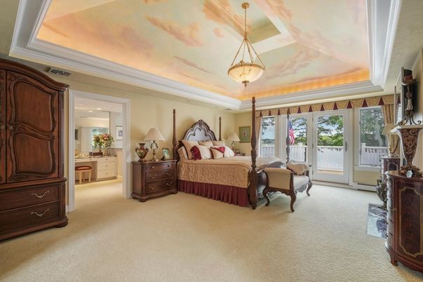 Bedroom, Interior, Pendant Lights, Recessed Lighting