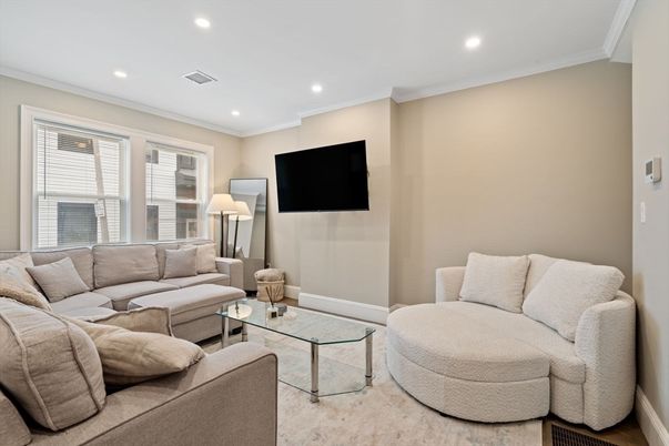 Interior, Living room, Recessed Lighting
