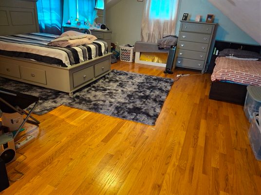 Bedroom, Interior, Wood Texture Flooring