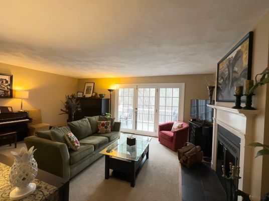 Fireplace, Interior, Living room, Piano