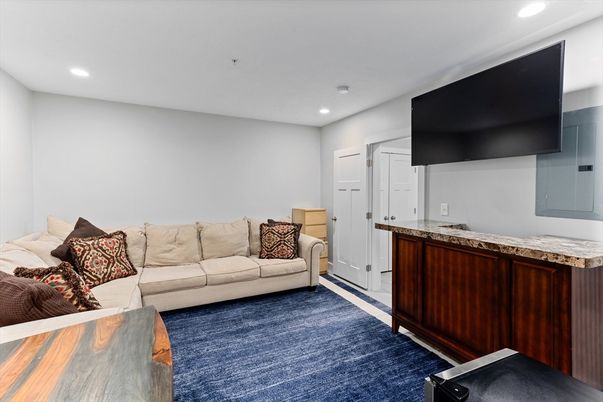 Interior, Living room, Recessed Lighting