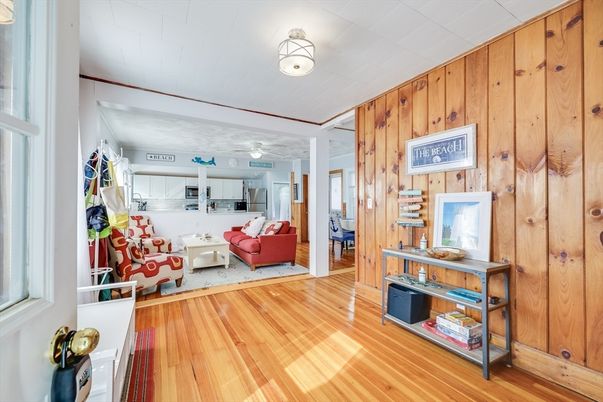 Interior, Living room, Wood Texture Flooring, Wooden Walls