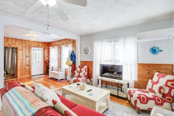 Interior, Living room, Wood Texture Flooring, Wooden Walls