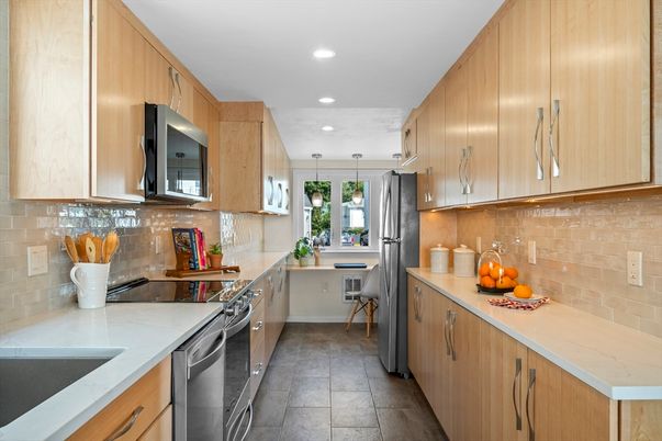 Interior, Kitchen, Recessed Lighting, Stainless Steel Appliances