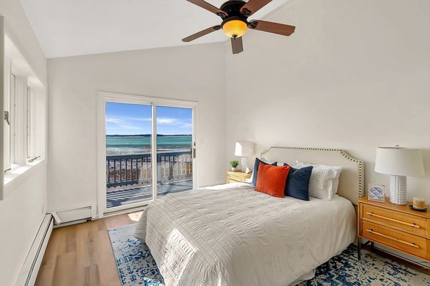 Bedroom, Interior, Water, Wood Texture Flooring