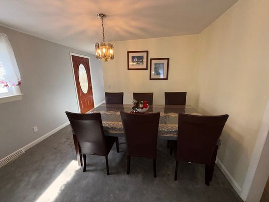 Chandelier, Dining room, Interior