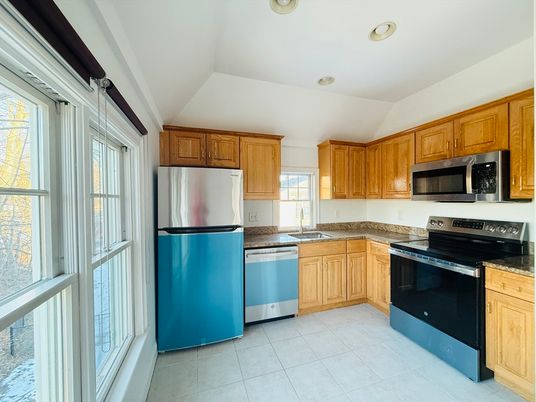 Interior, Kitchen, Recessed Lighting, Stainless Steel Appliances