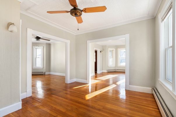 Empty room, Interior, Wood Texture Flooring