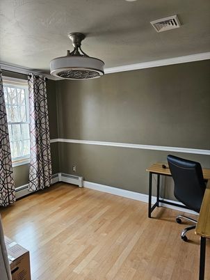 Home Office, Interior, Wood Texture Flooring