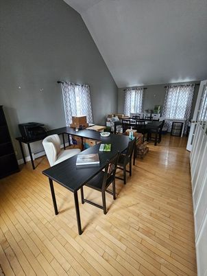 Dining room, Interior, Wood Texture Flooring