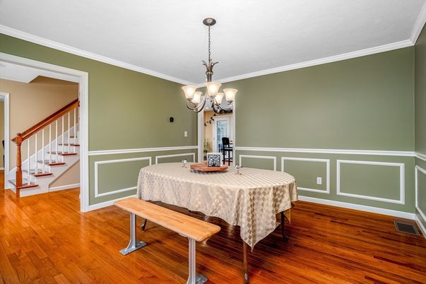 Chandelier, Interior, Wood Texture Flooring