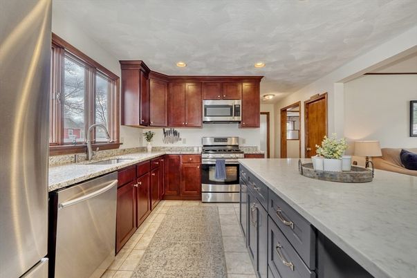 Interior, Kitchen, Recessed Lighting, Stainless Steel Appliances
