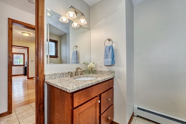 Bathroom, Interior, Wood Texture Flooring