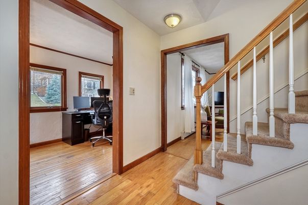 Home Office, Interior, Wood Texture Flooring