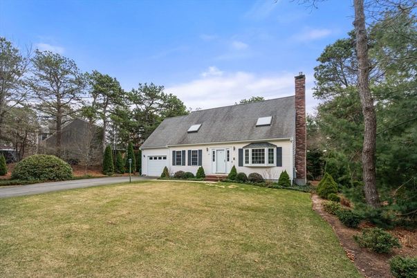 Attached, Backyard, Exterior, Facade, Cape Cod