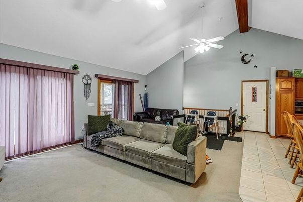 Interior, Kitchen, Living room, Wooden Beams