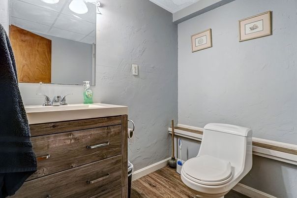 Bathroom, Interior, Wood Texture Flooring