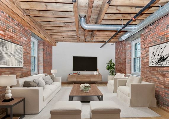 Interior, Living room, Stone Walls, Wooden Beams, Wooden Ceilings, Wood Texture Flooring