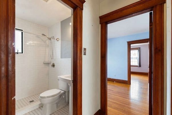 Bathroom, Interior, Wood Texture Flooring