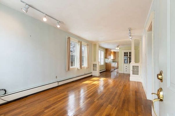 Empty room, Interior, Kitchen, Wood Texture Flooring