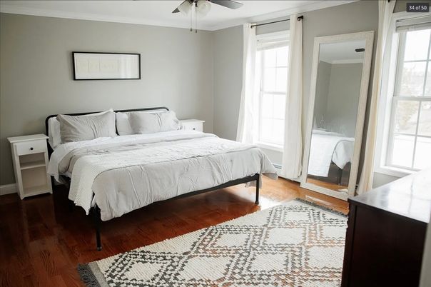 Bedroom, Interior, Wood Texture Flooring