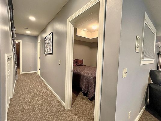 Bedroom, Interior, Recessed Lighting