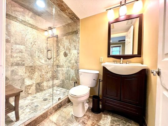 Bathroom, Glass Shower, Interior