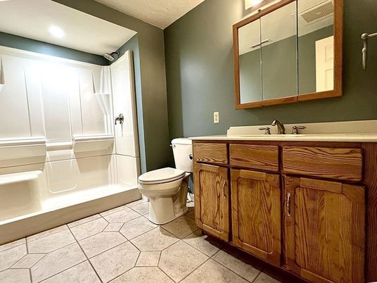 Bathroom, Interior, Recessed Lighting